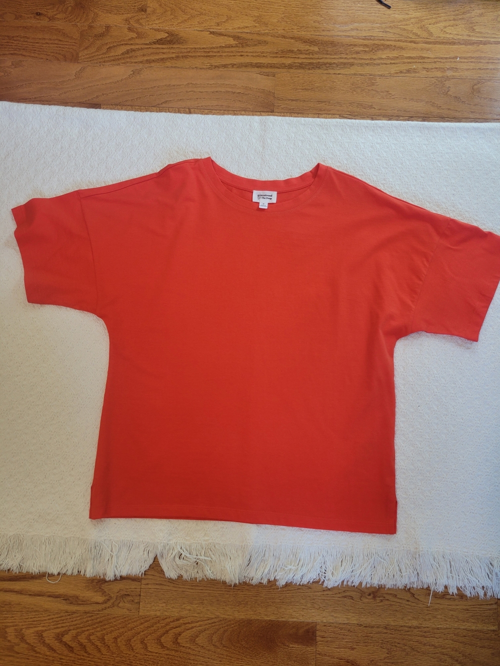 Everyday Crewneck Tee In Coral